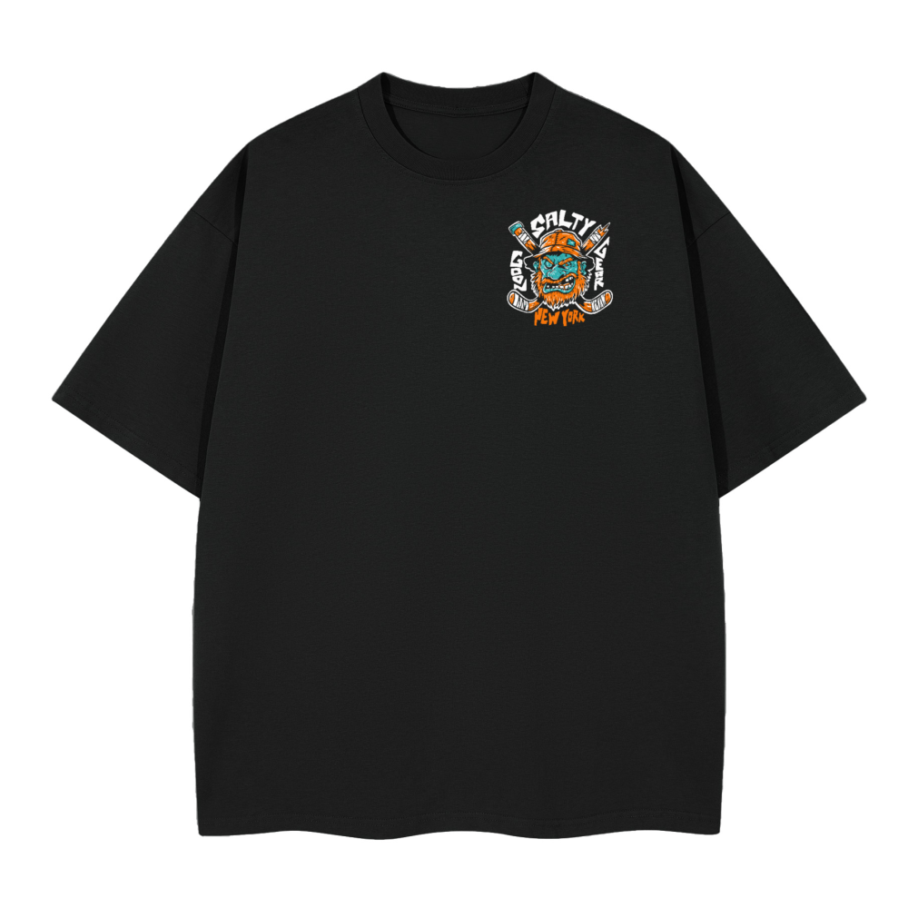 New York Salty Sailor Heavy Shirt Front and Back