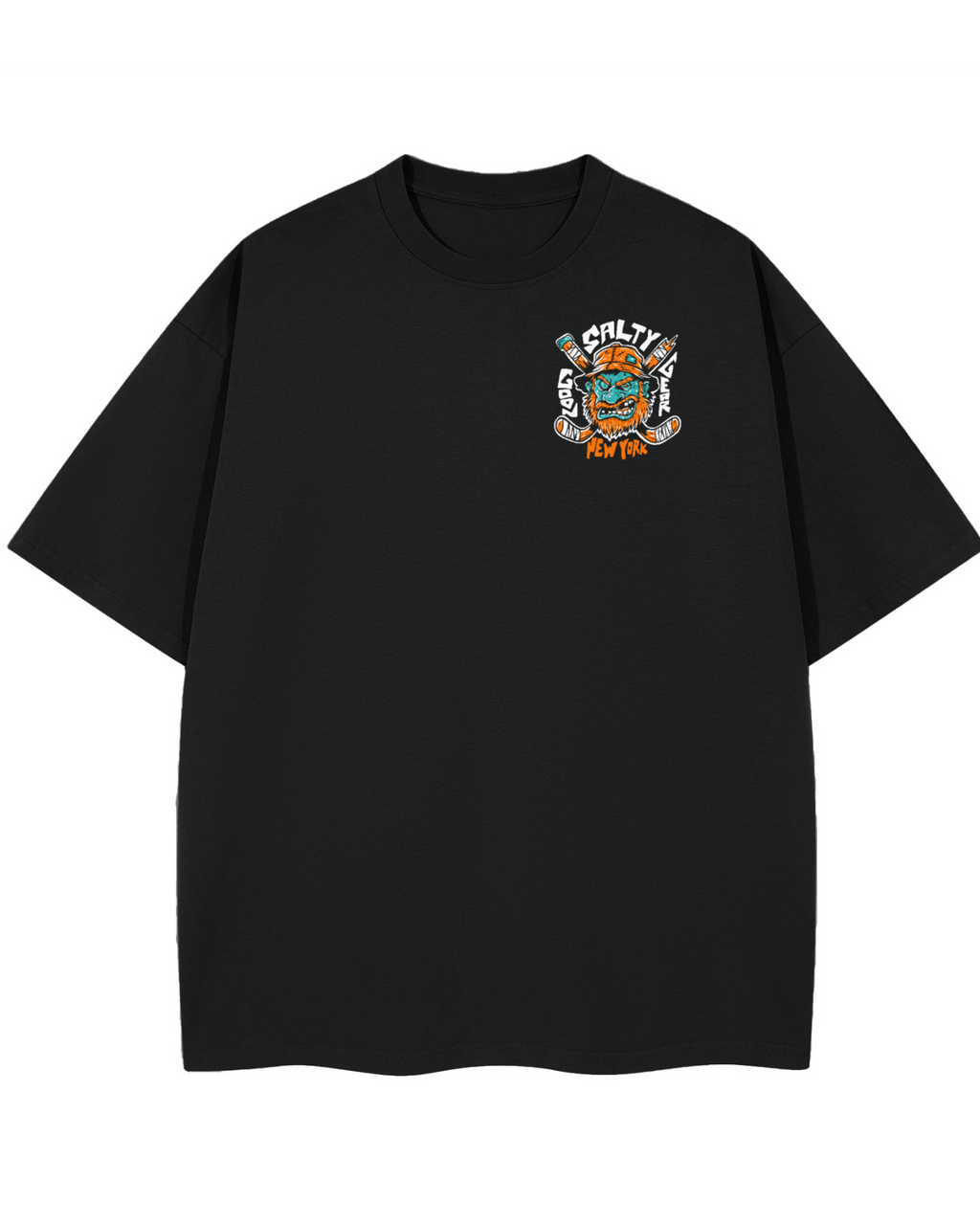 New York Salty Sailor Heavy Shirt Front and Back