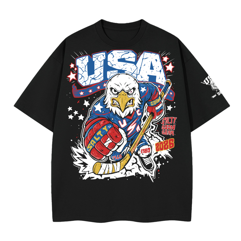 USA American Hockey Gold Heavy Shirt