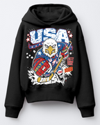 USA American Hockey Gold Youth Hoodie