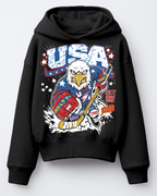 USA American Hockey Gold Youth Hoodie