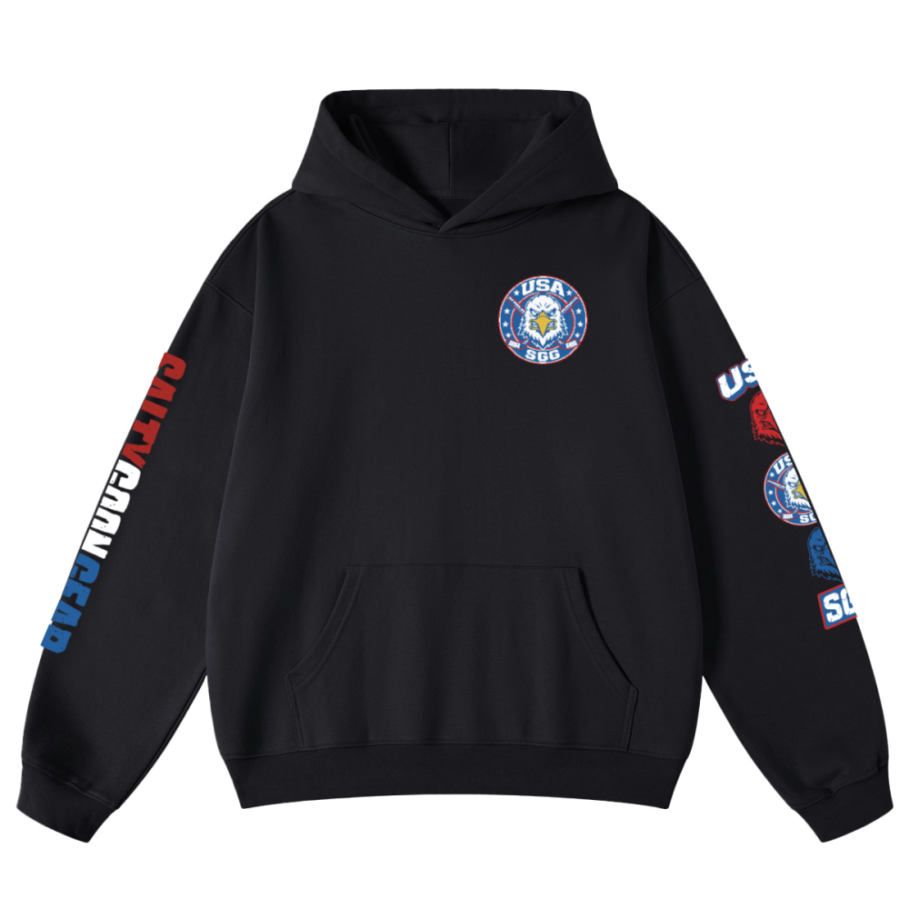USA American Hockey Gold Heavy Hoodie