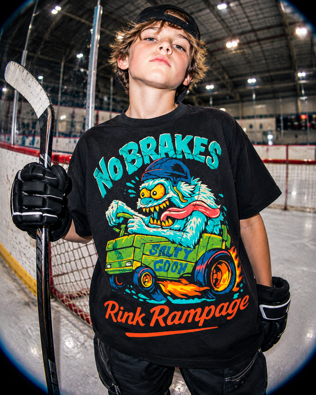 No Brakes Rink Rampage Youth Shirt
