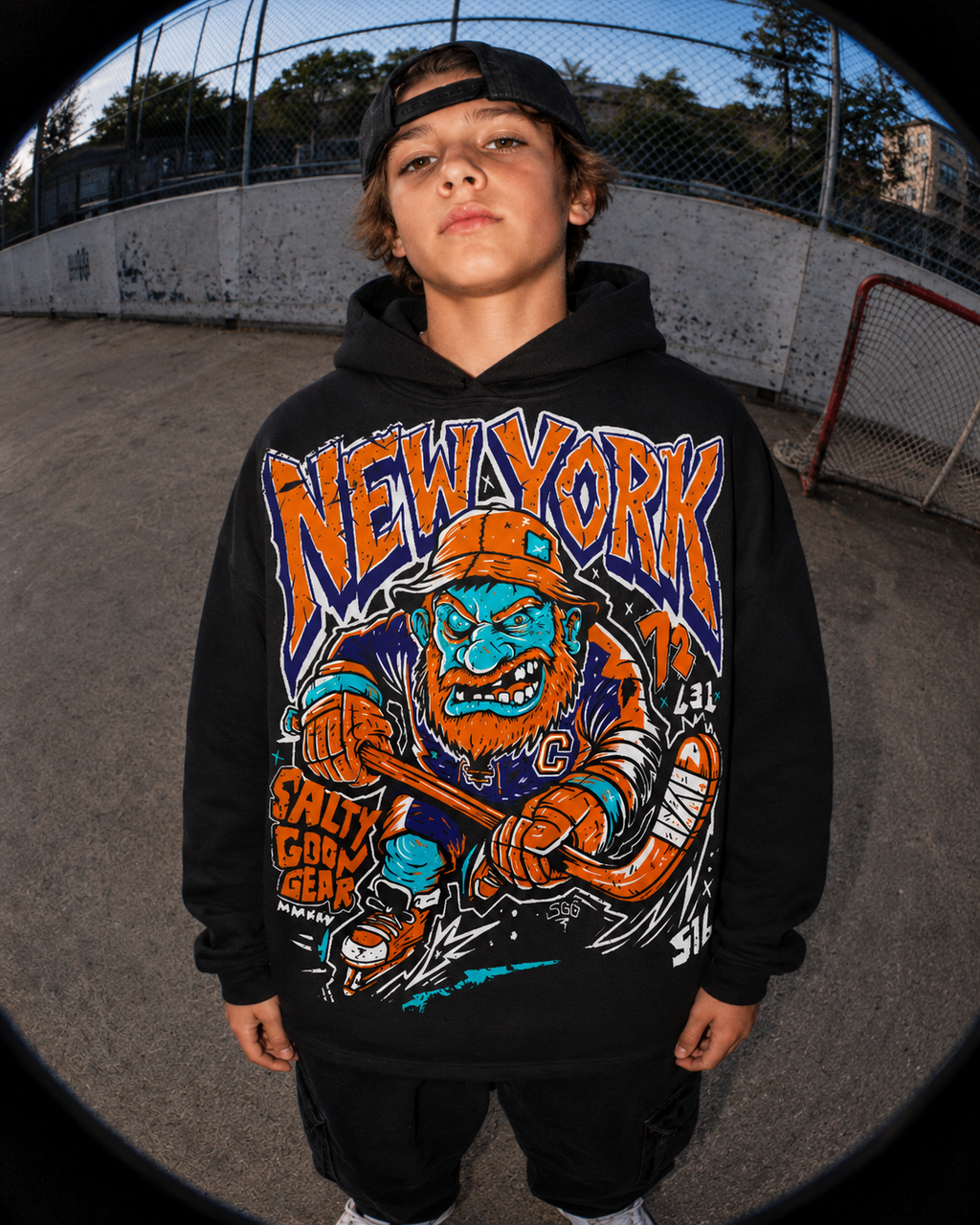 New York Salty Sailor Youth Hoodie