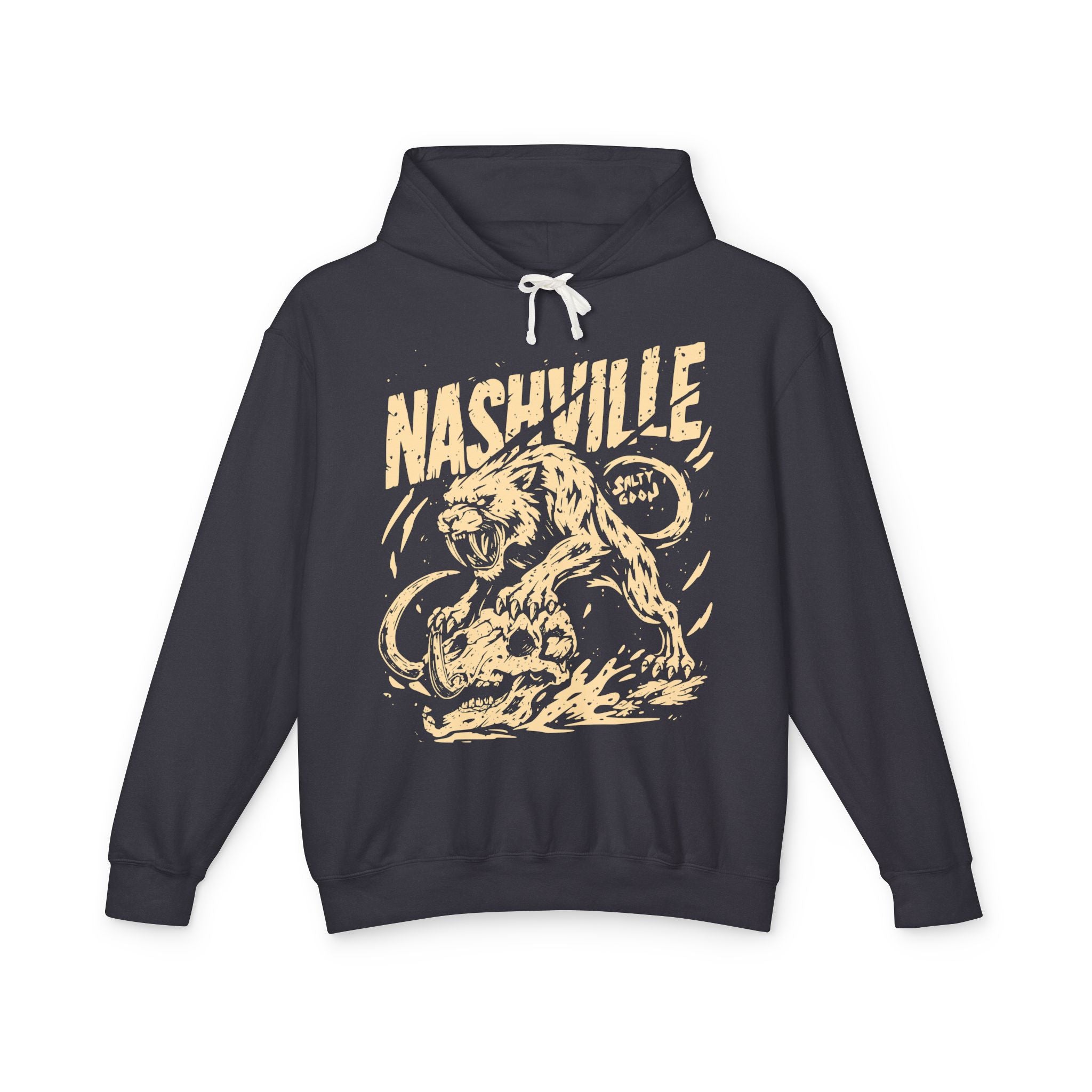 NASHVILLE PREHISTORIC VICTORY - PREMIUM LIGHT HOODIE - FRONT PRINT