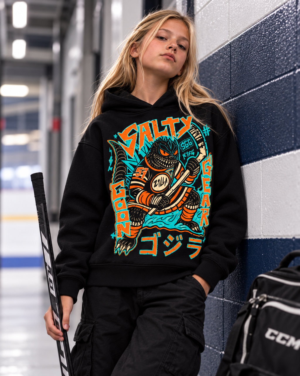 Kaiju Zilla Youth Hoodie