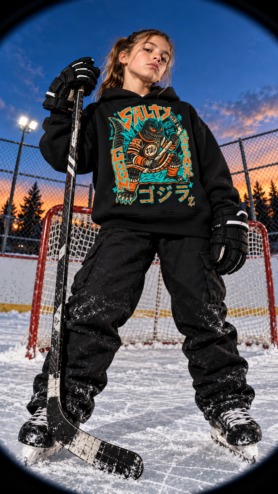 Kaiju Zilla Youth Hoodie