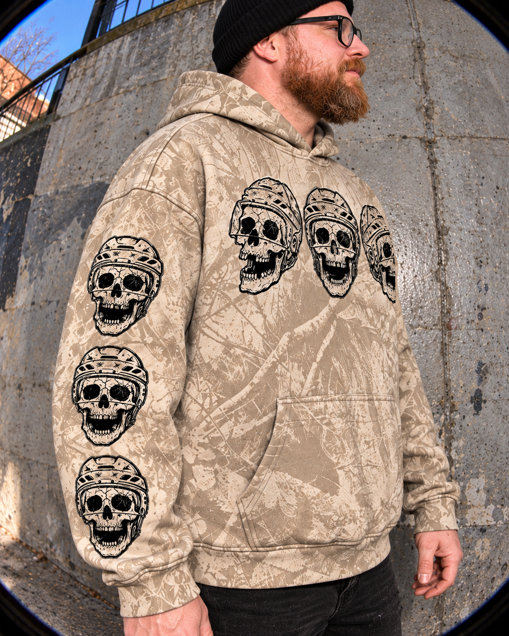 Leave Your Mark V3 Sand Camo Fleece Hoodie