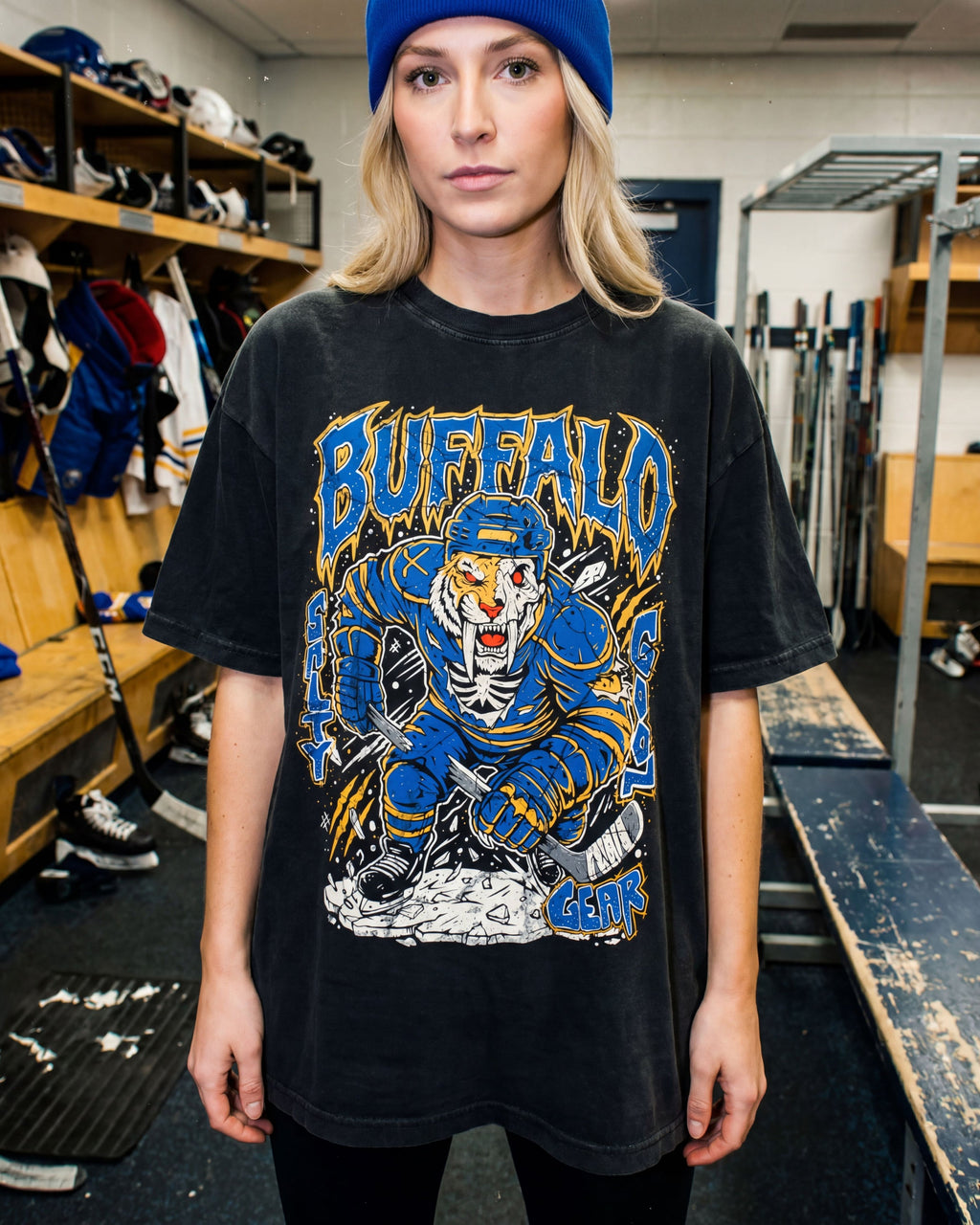Buffalo Hockey Enforcer Vintage Tee
