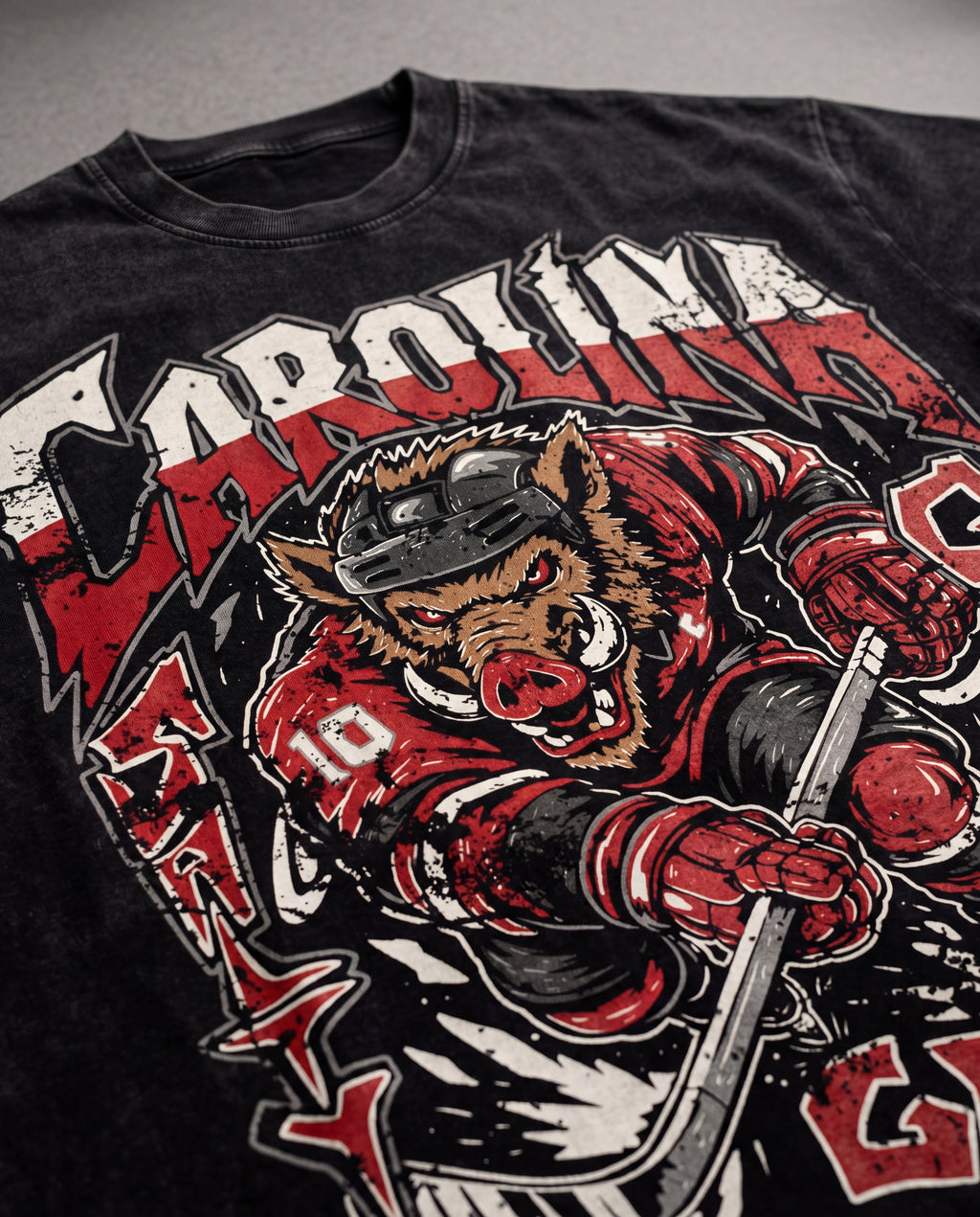 Carolina Hockey Enforcer Vintage Wash Tee