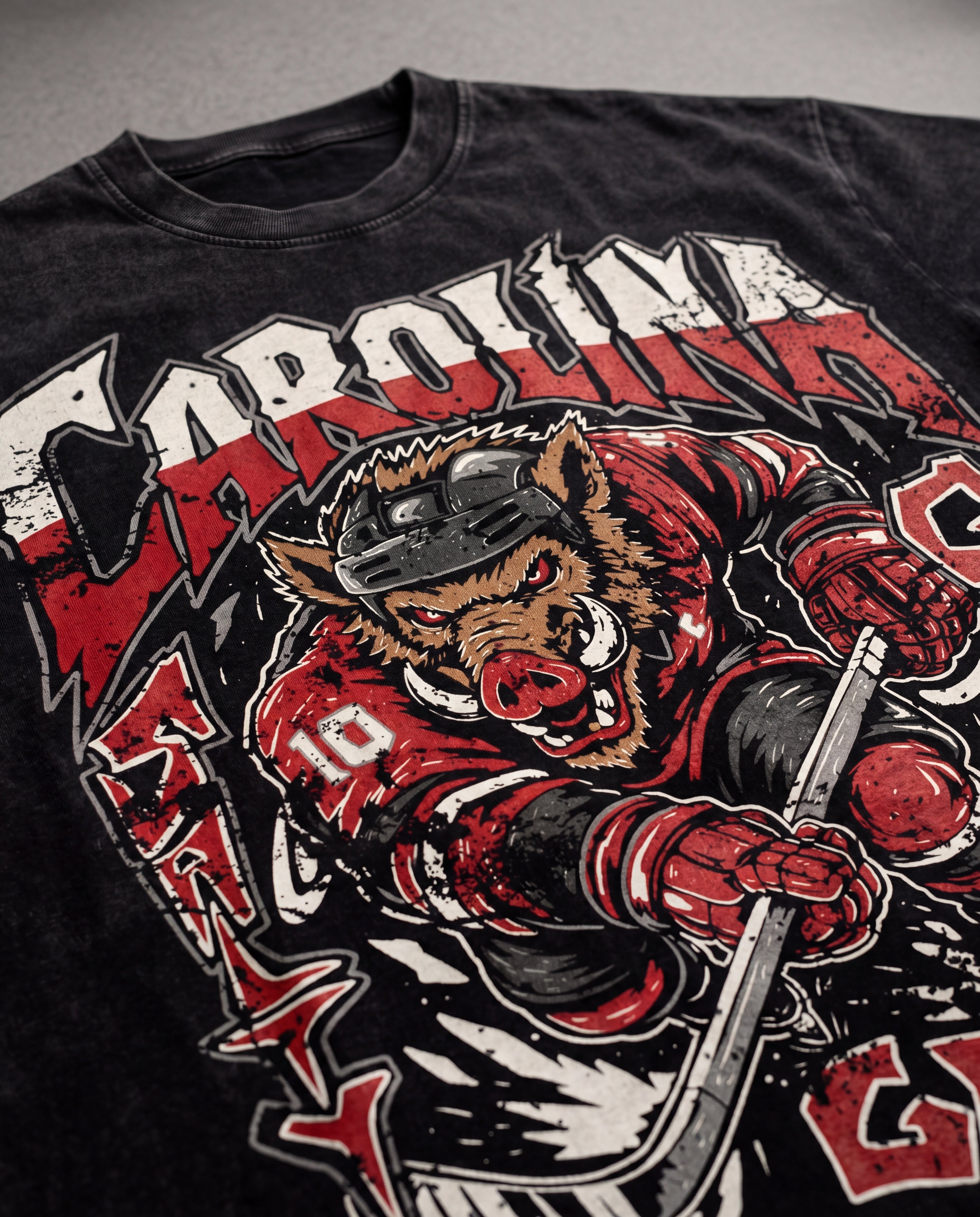 Carolina Hockey Enforcer Vintage Wash Tee