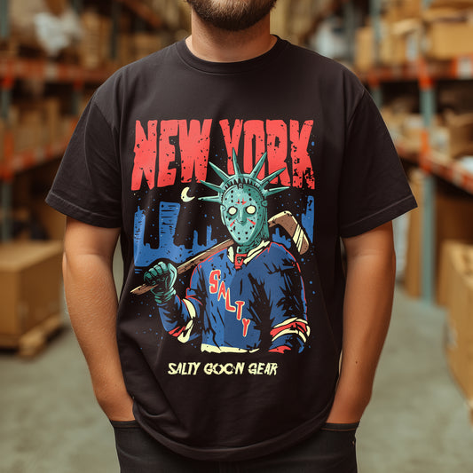 NEW YORK - LIBERTY ENFORCERS - PREMIUM ICE HOCKEY TEE