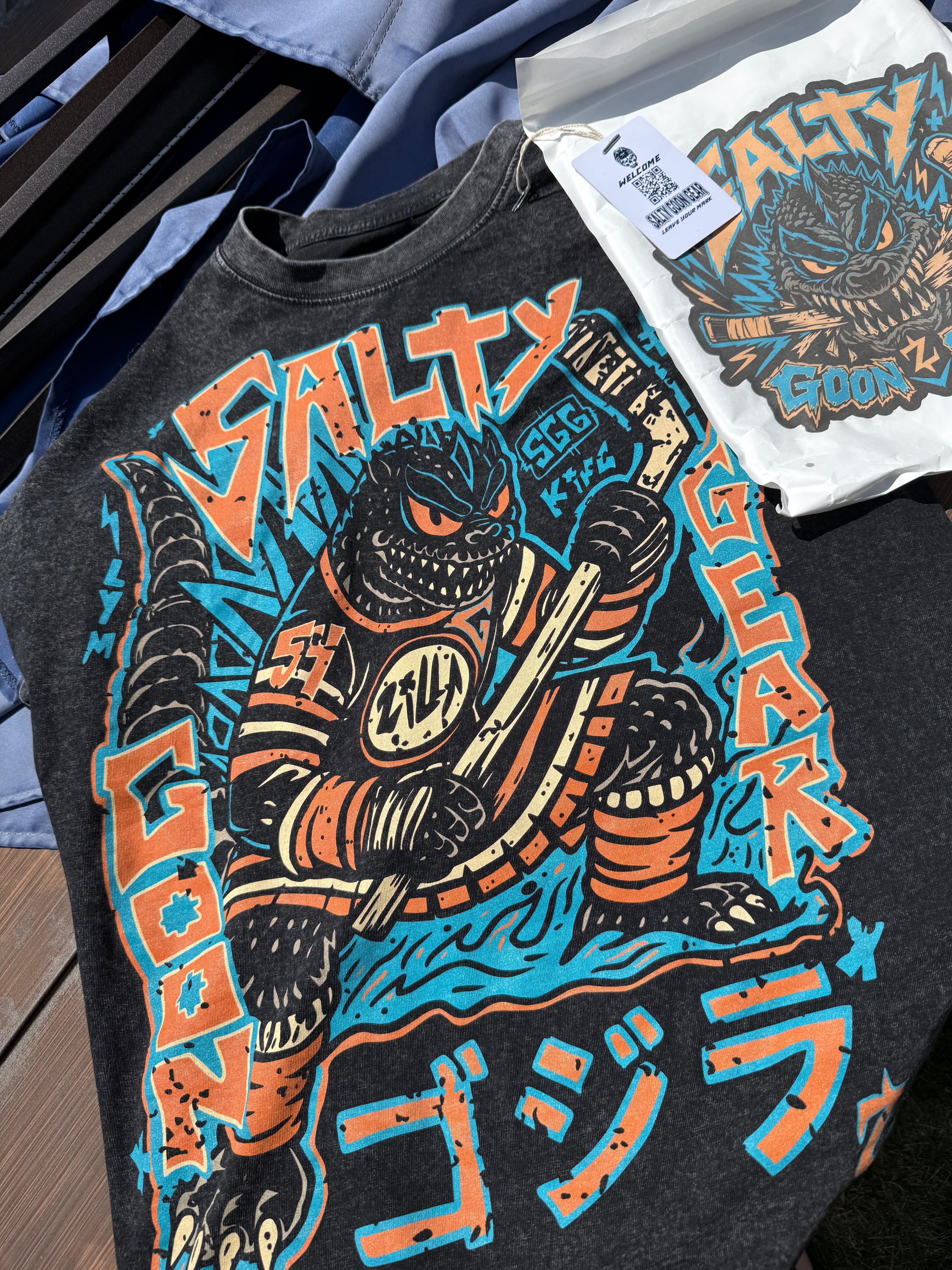 Kaiju Zilla Heavy Vintage Shirt