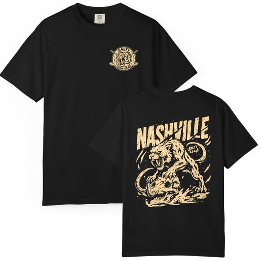 NASHVILLE PREHISTORIC VICTORY - FRONT AND BACK COMFORT COLORS TEE