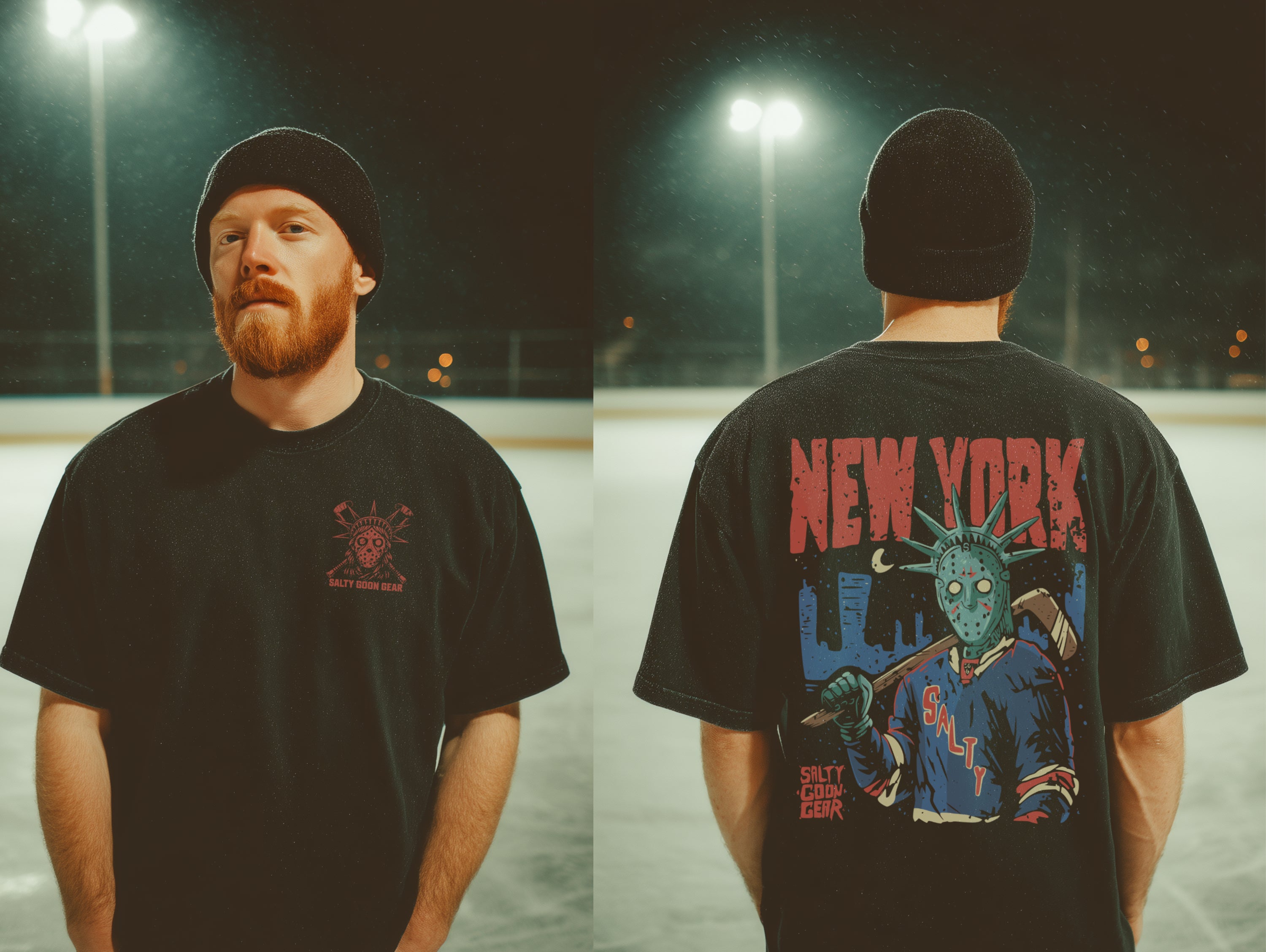 New York Liberty Enforcer Tee – Front and Back Print