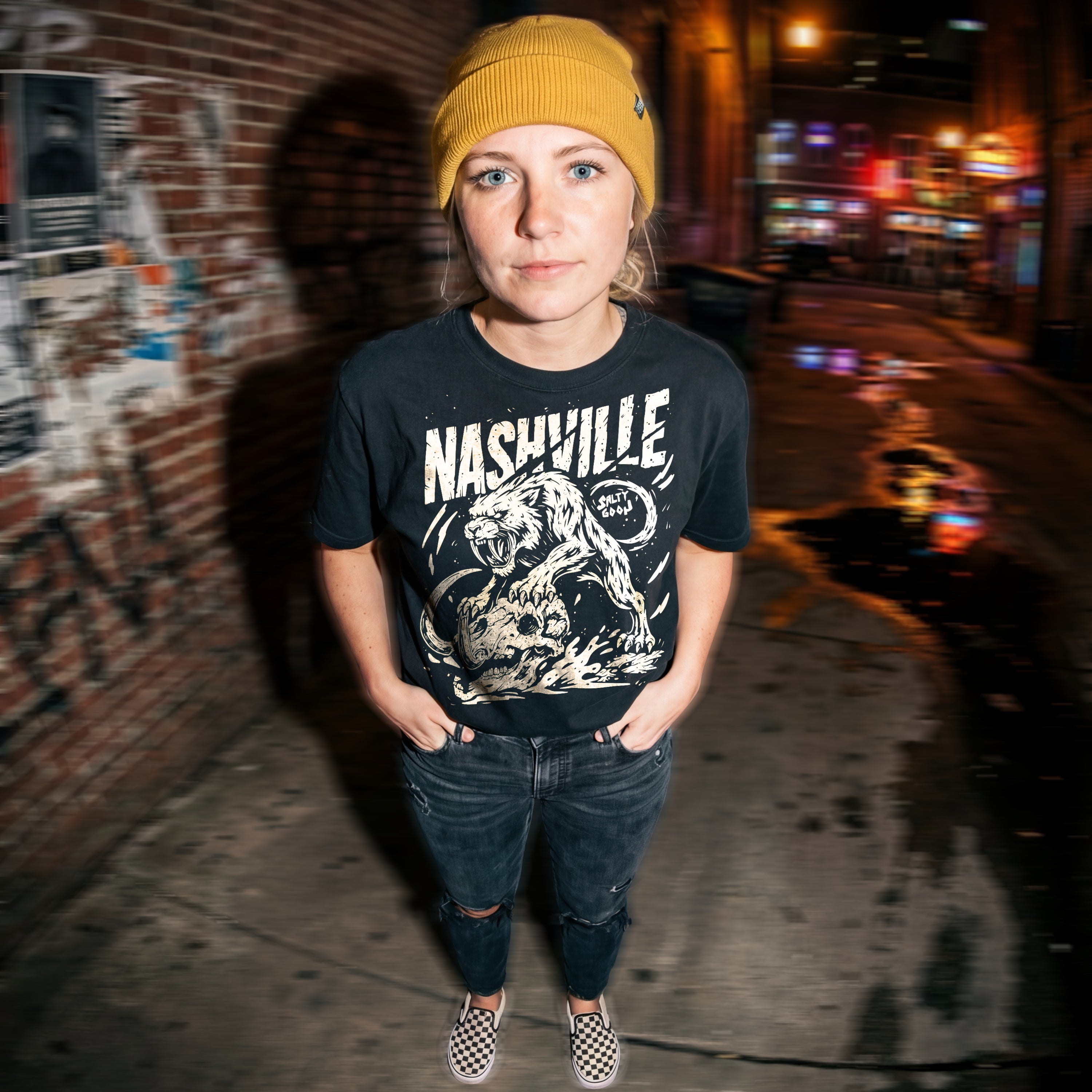 NASHVILLE - PRE-HISTORIC VICTORY - COMFORT COLORS FRONT PRINT