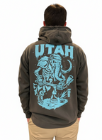 Utah Ice Age Enforcer Hoodie Front and Back