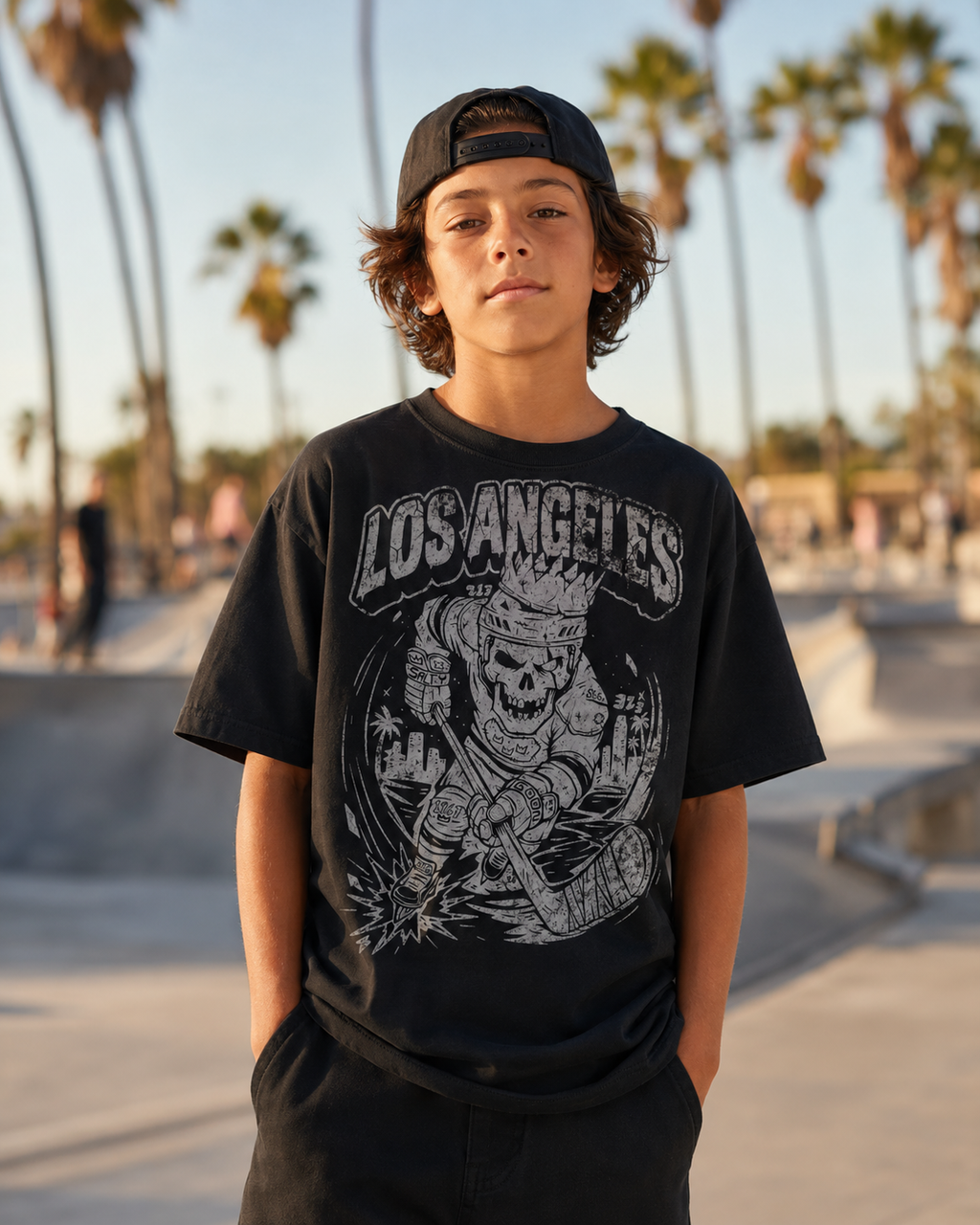 Los Angeles Royal Bones Youth Tee
