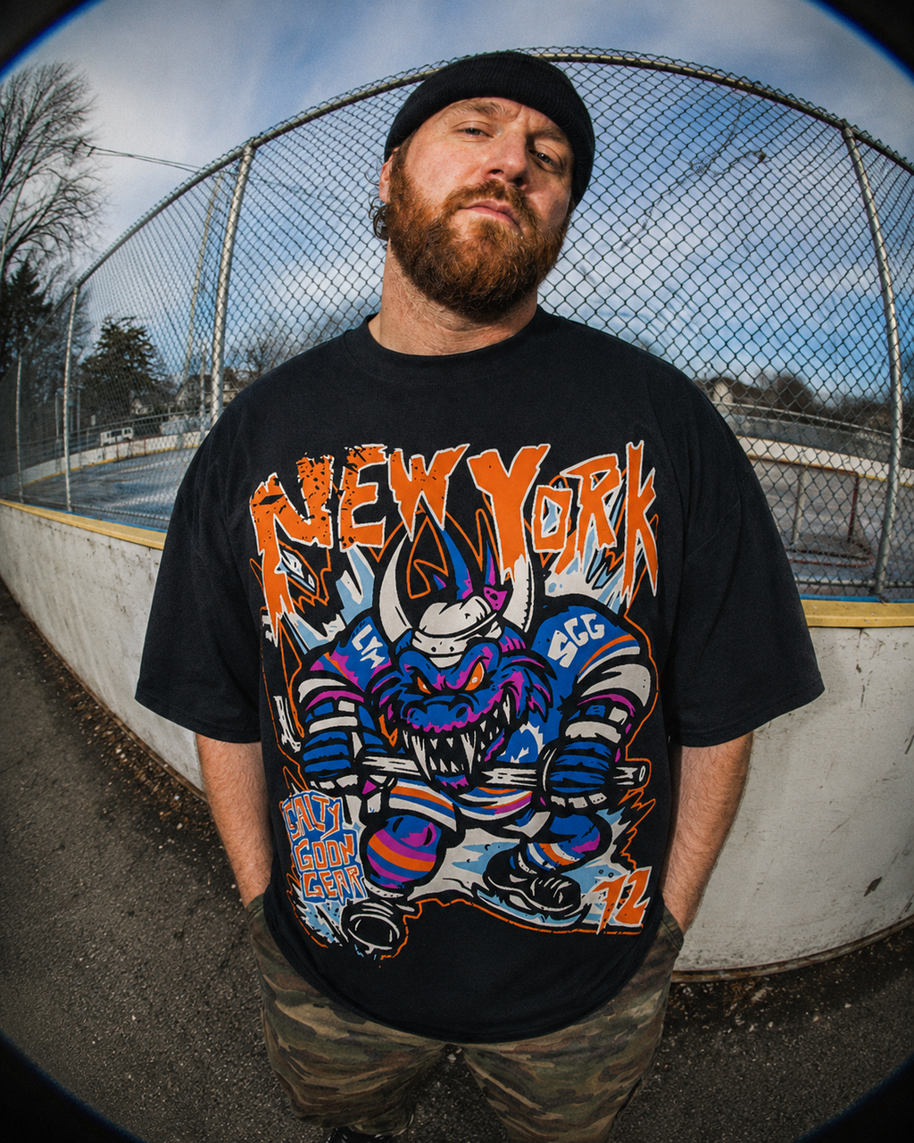 New York Scaled Skater Heavy Shirt