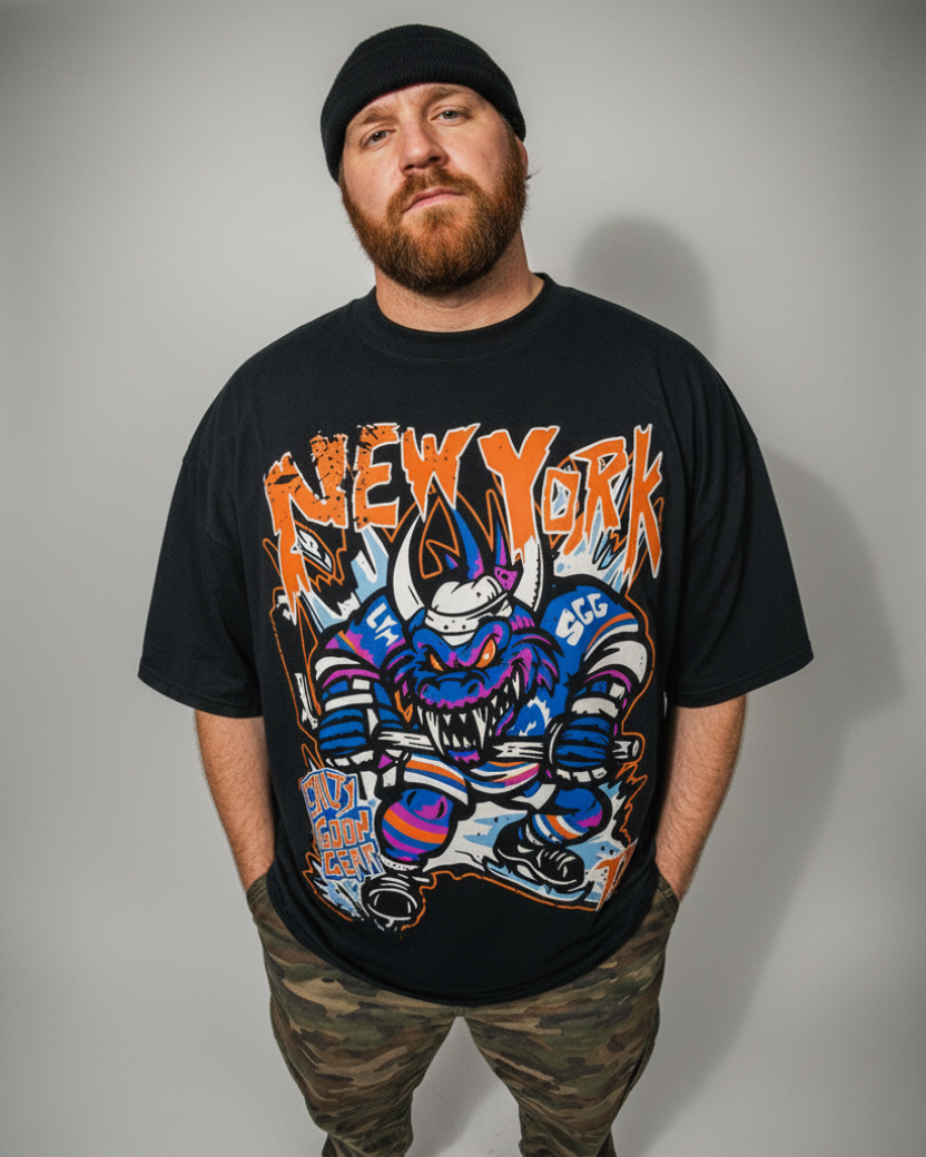 New York Scaled Skater Heavy Shirt