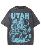Utah Ice Age Enforcer Vintage Heavy Oversized Tee