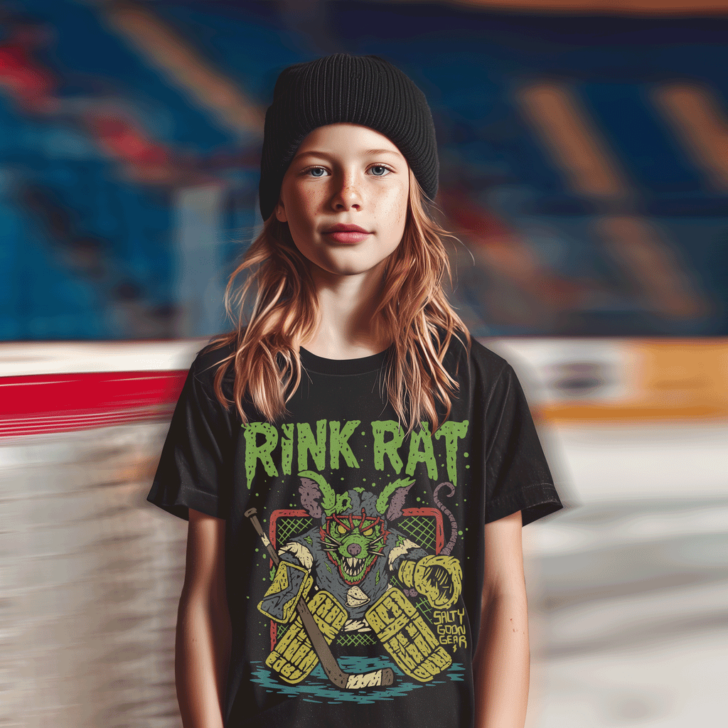 Rink Rat Goalie Edition Youth Tee – Bella Canvas 3001Y