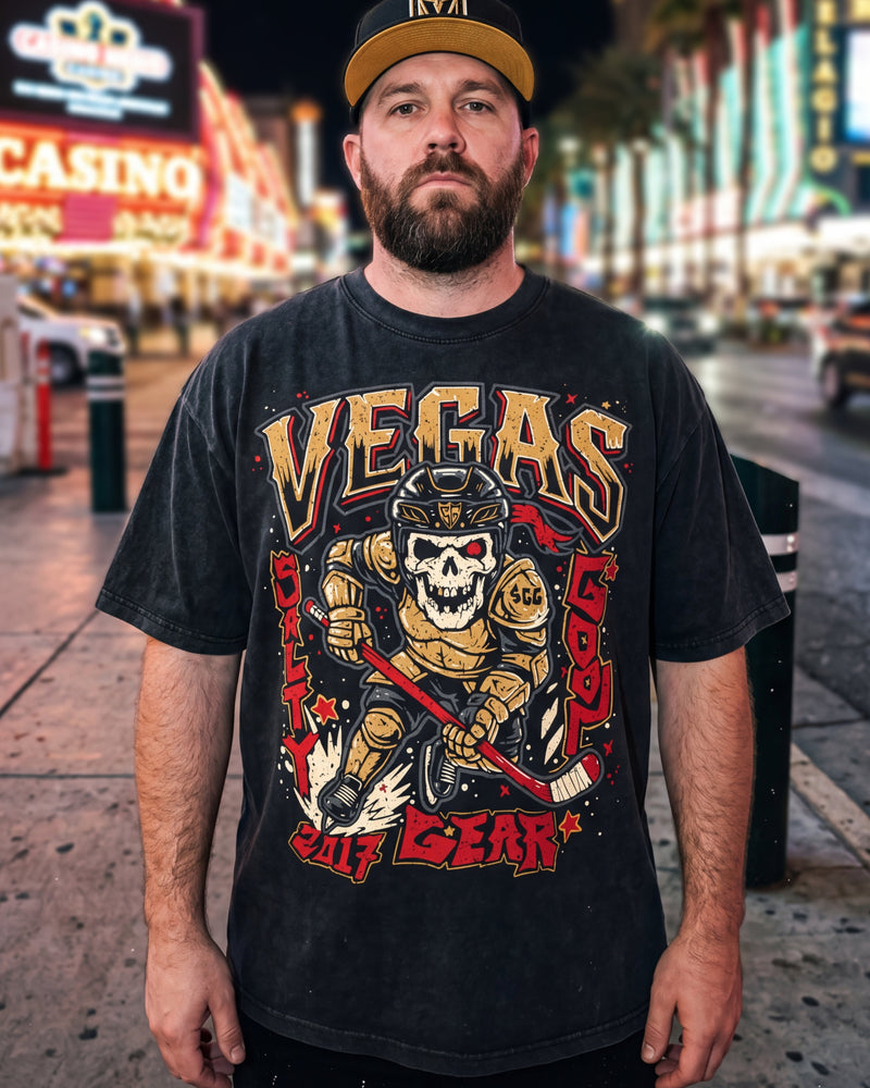 Vegas Hockey Enforcer Vintage Wash Tee