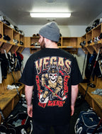 Vegas Hockey Enforcer Tee Front and Back