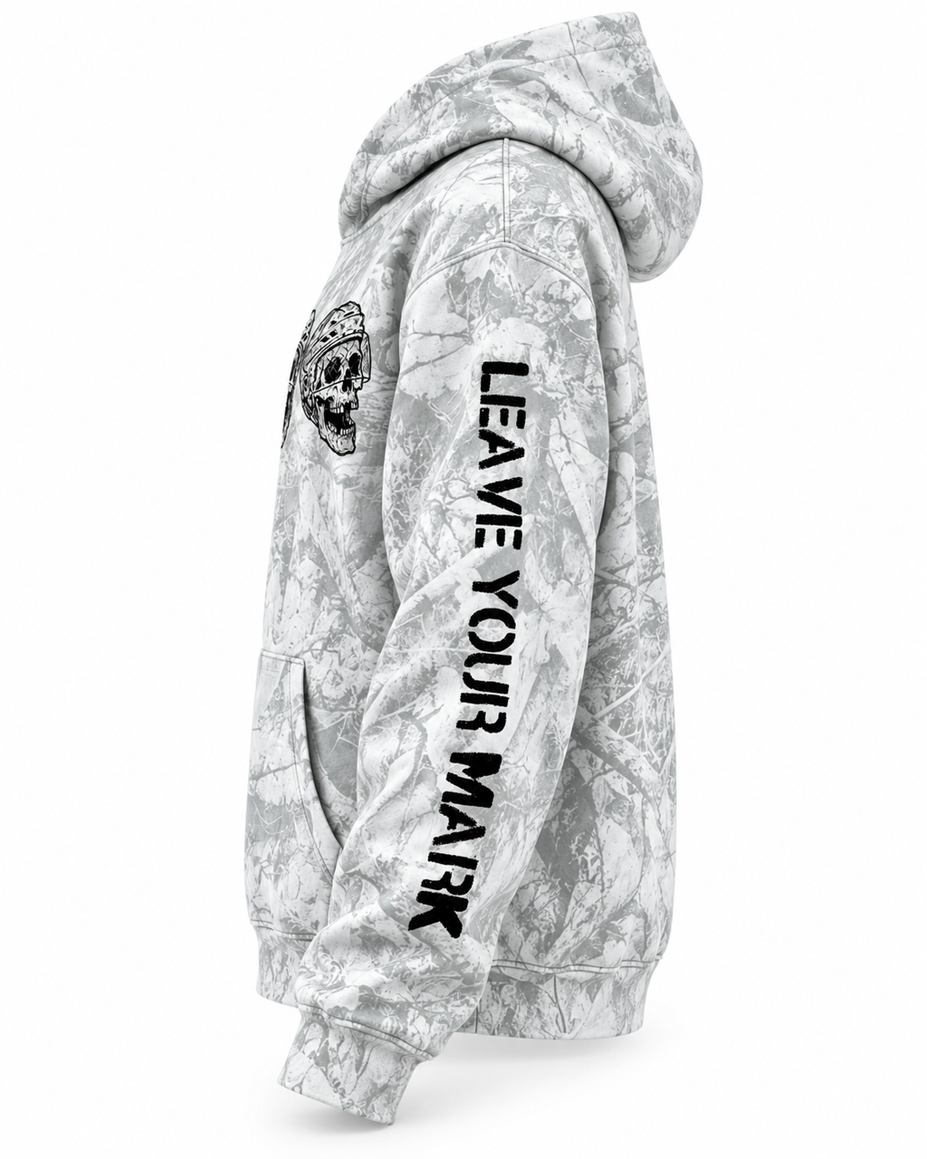Leave Your Mark V3 White Camo Hoodie