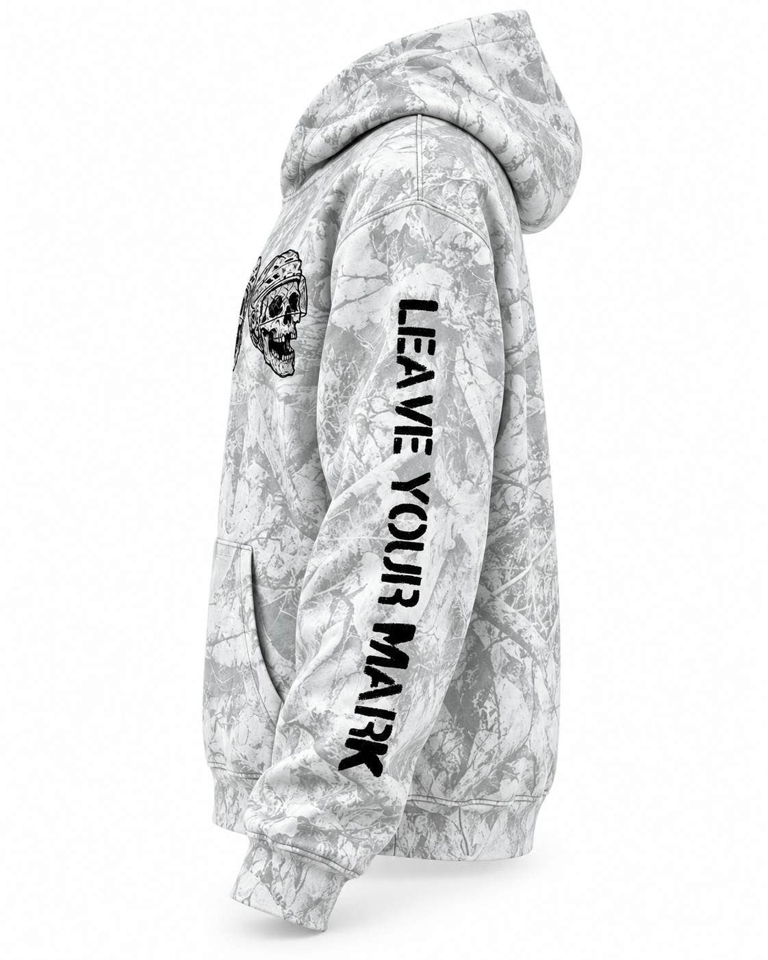 Leave Your Mark V3 White Camo Hoodie