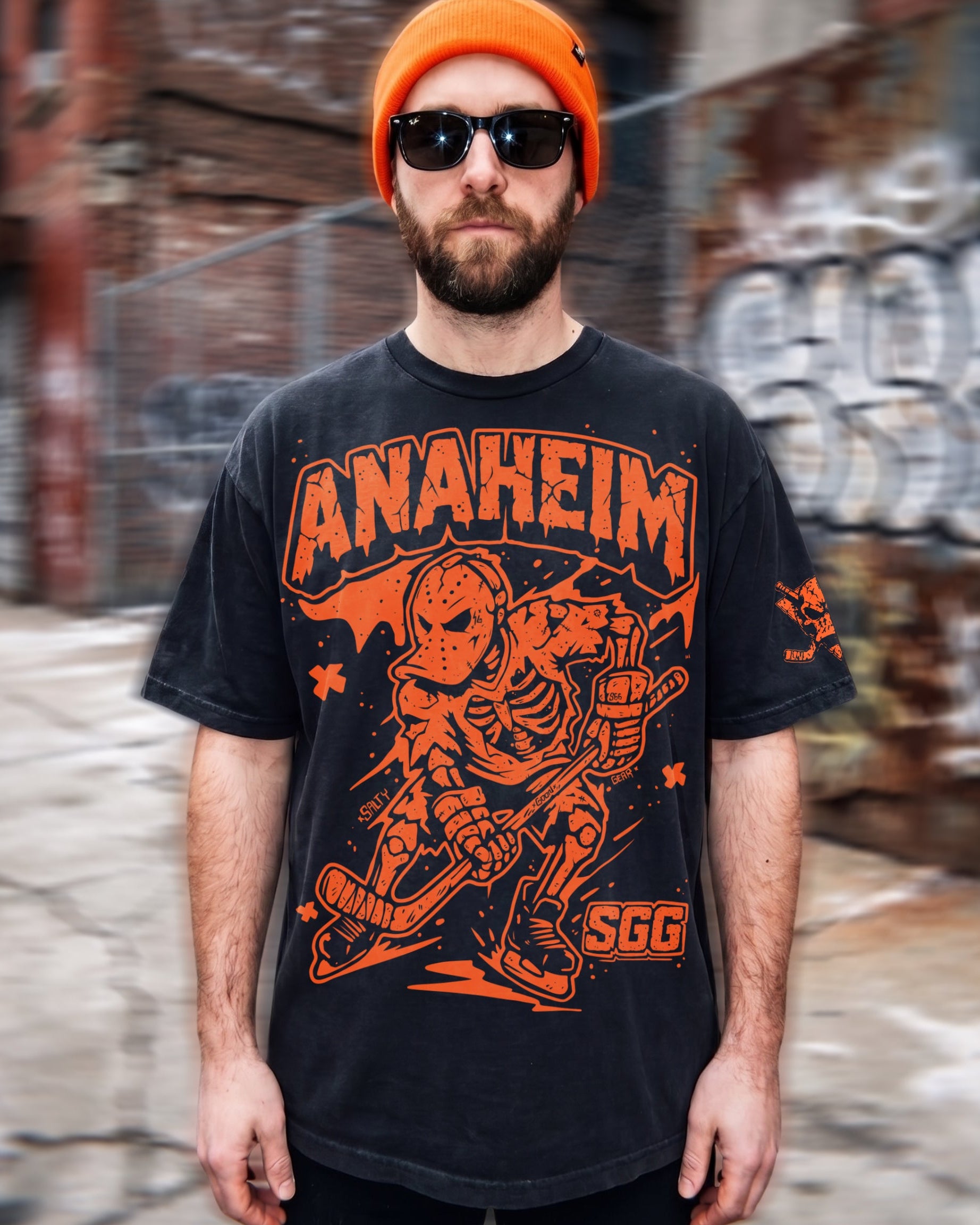 Anaheim Bone Breaker Heavy Vintage Tee – SALTY GOON GEAR