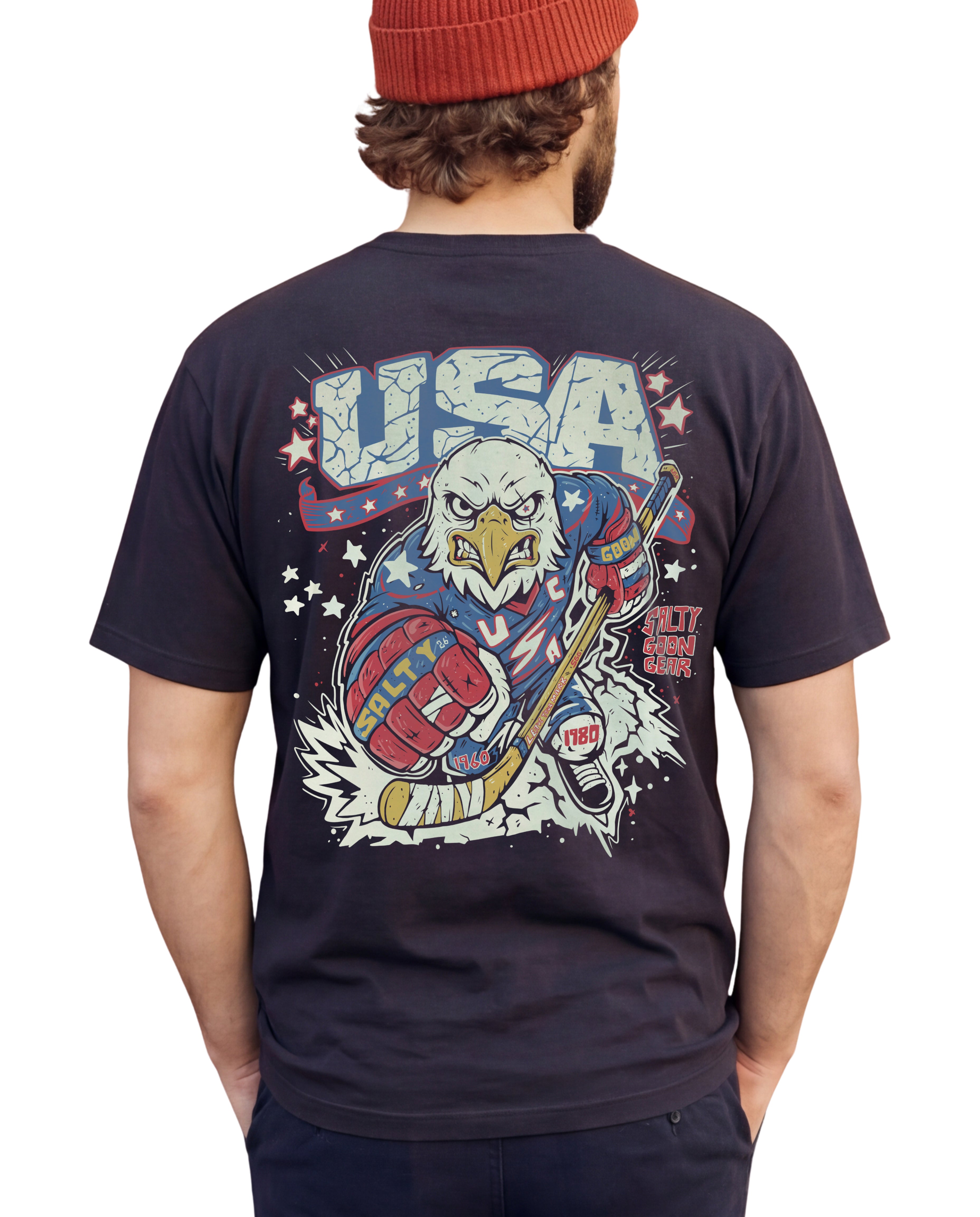 USA HOCKEY 2026 X SGG TEE - FRONT AND BACK