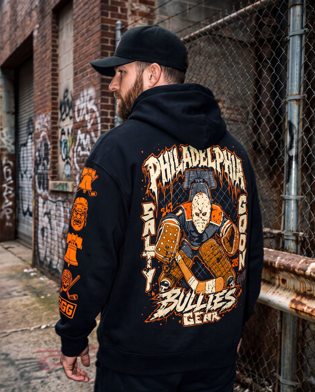 Philadelphia Bully Hockey Heavy Hoodie
