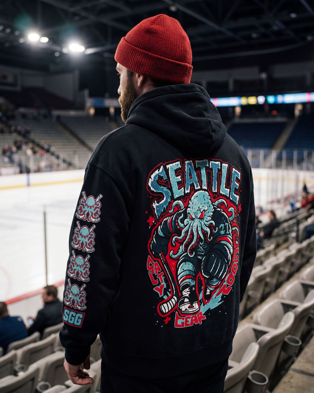 Seattle Hockey Enforcer Heavy Hoodie
