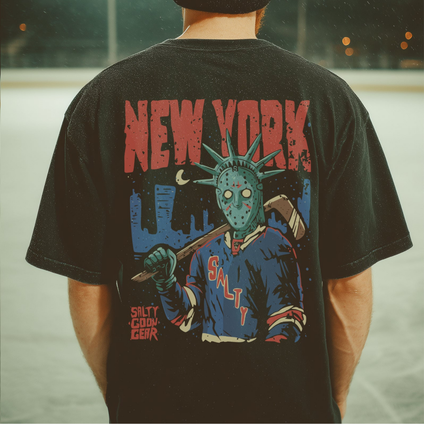 New York Liberty Enforcer Tee – Front and Back Print