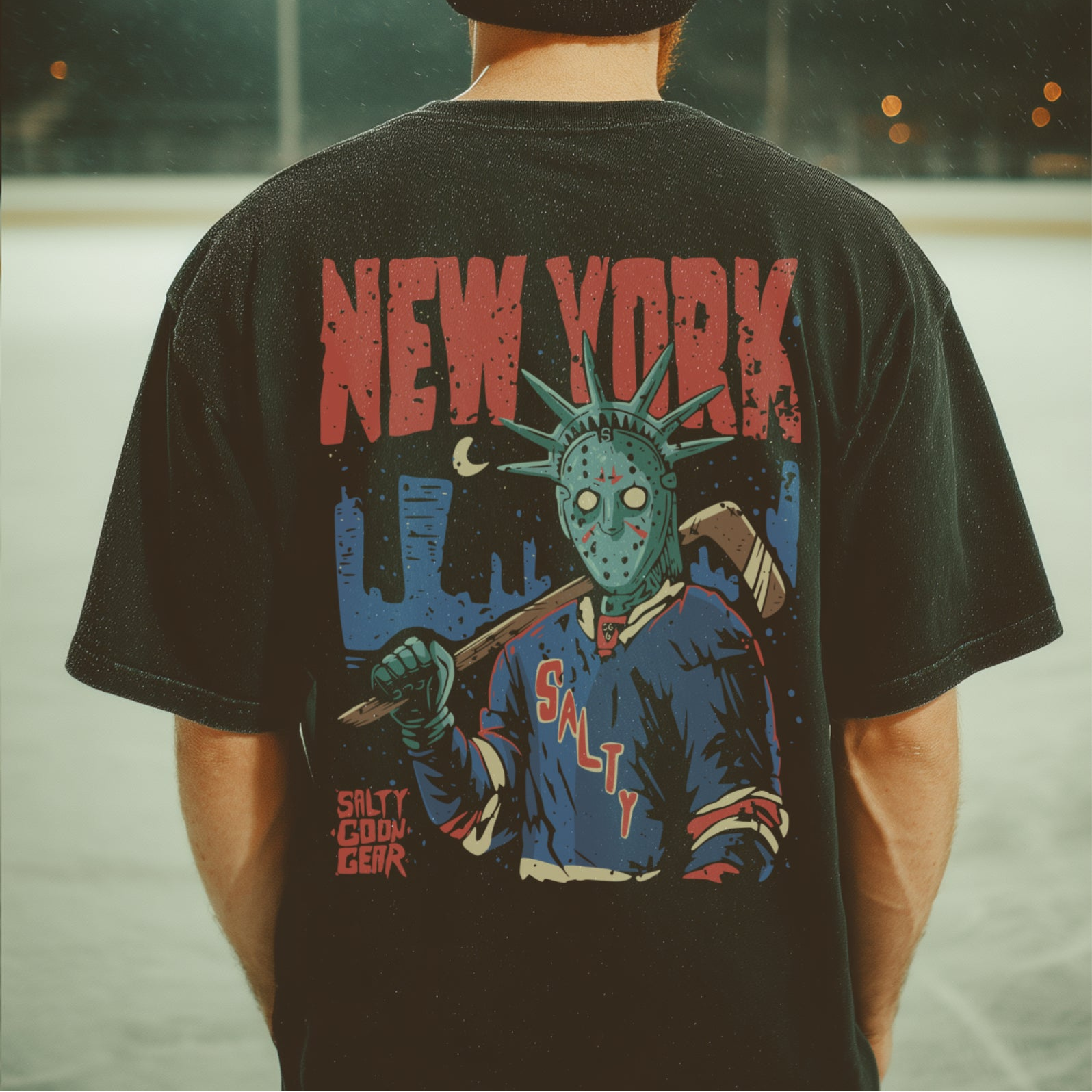 New York Liberty Enforcer Tee – Front and Back Print