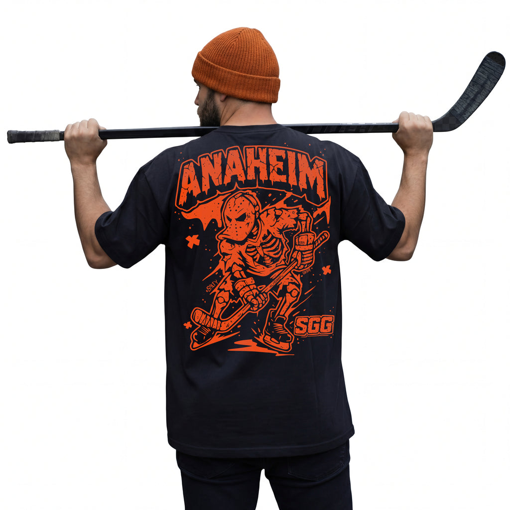 Anaheim Bone Breaker Front, Back, and Sleeve Unisex Ultra Heavyweight Boxy T-Shirt (280GSM)