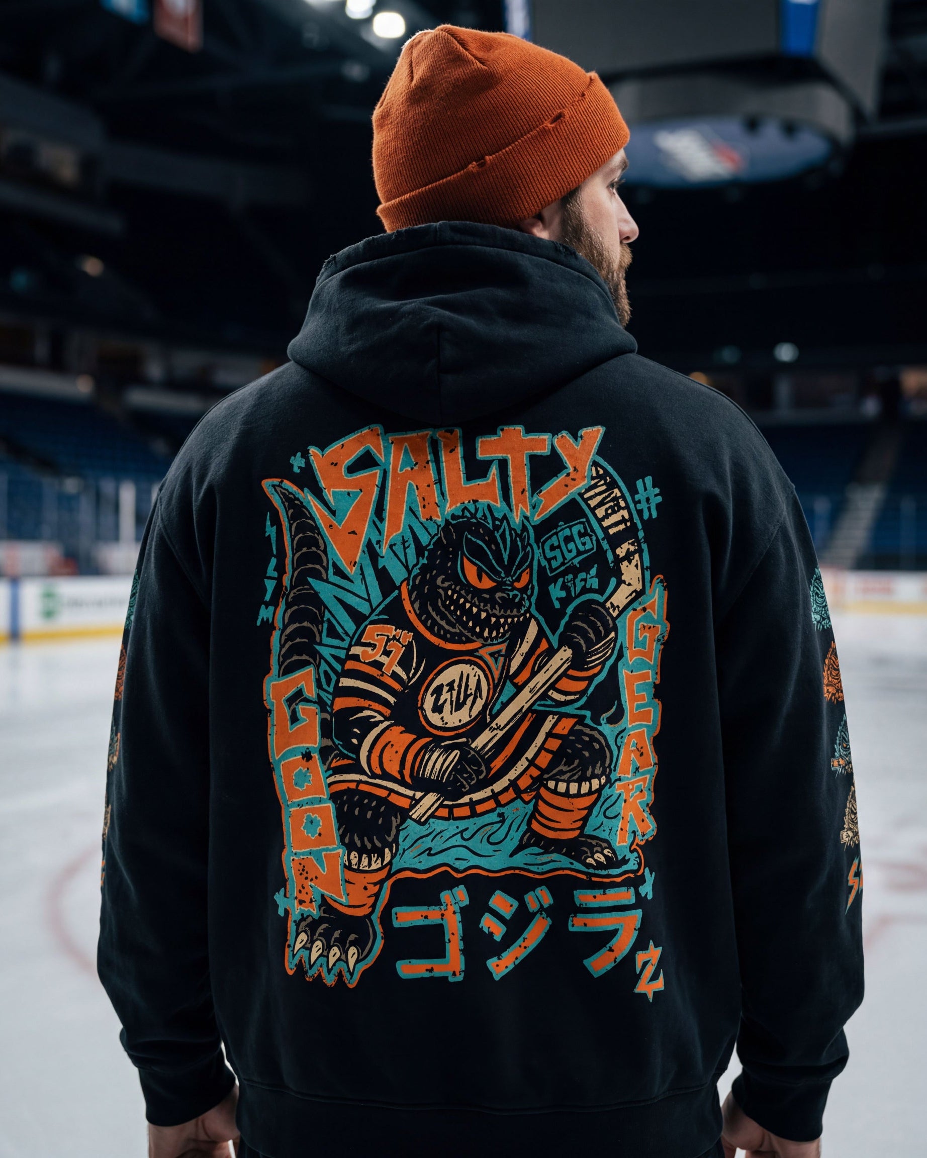 Kaiju Zilla Heavy Hoodie Limited Edition
