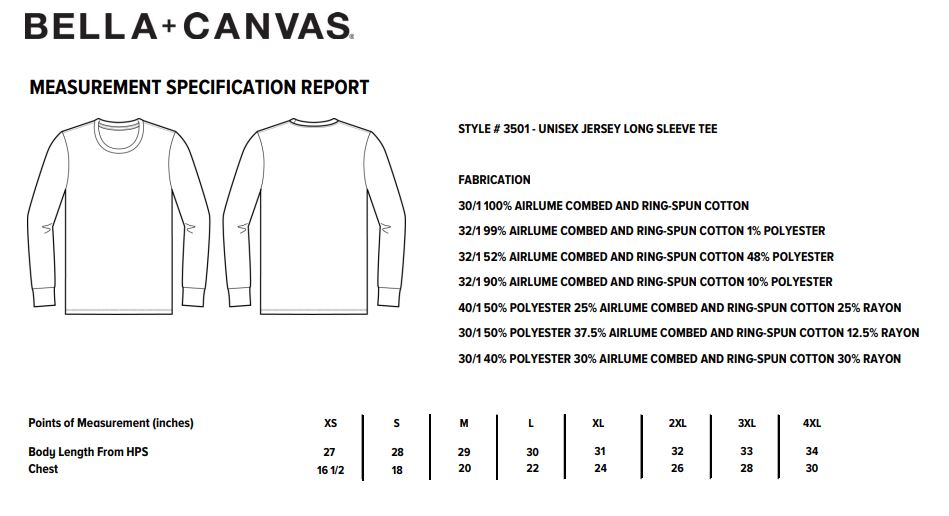 SLASHBACK Core Edition Long Sleeve Tee – Bella Canvas 3501 Black Unisex