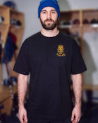 Buffalo Hockey Enforcer Heavy Tee Front and Back