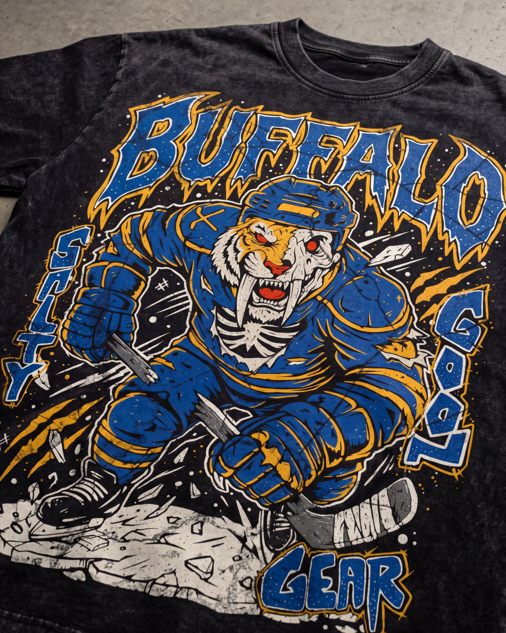 Buffalo Hockey Enforcer Vintage Tee