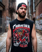 Carolina Hockey Enforcer Cropped Tank Top