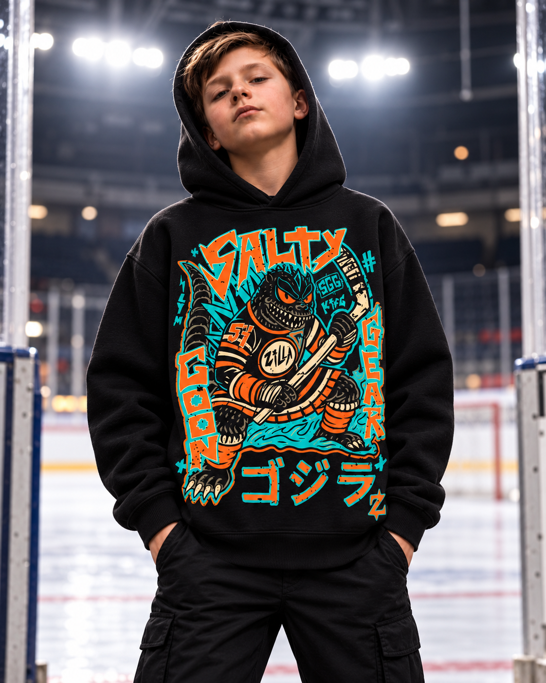 Kaiju Zilla Youth Hoodie