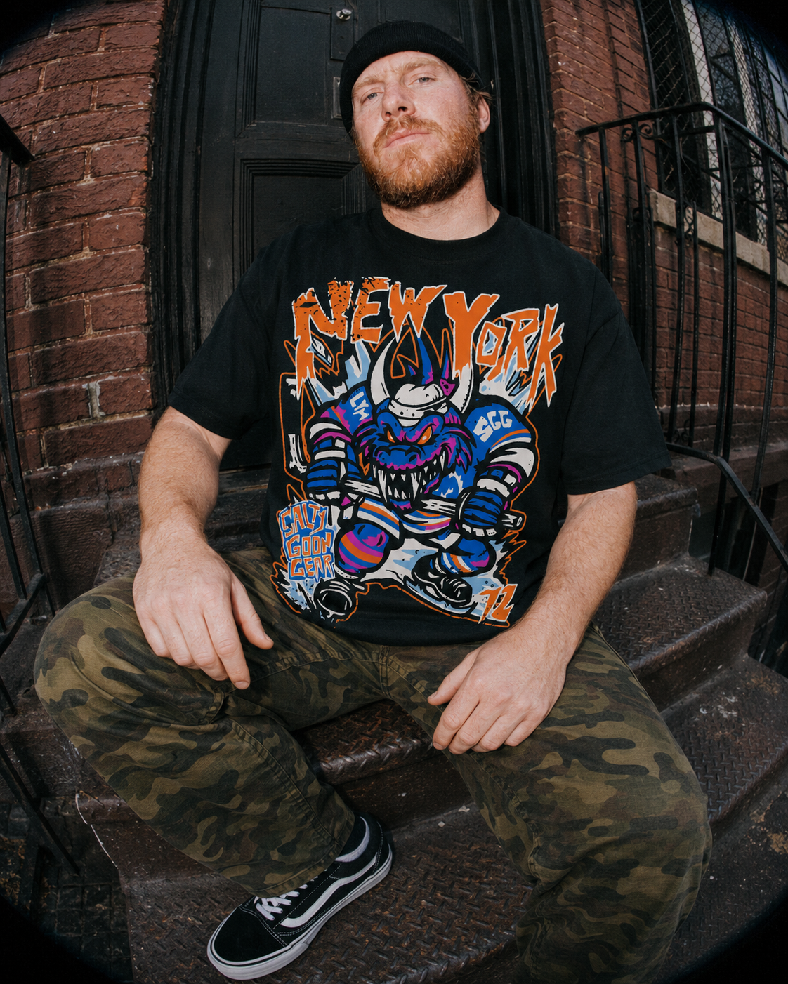New York Scaled Skater Heavy Shirt