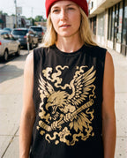 Stars Stripes and Slashes Unisex Muscle Tank Top