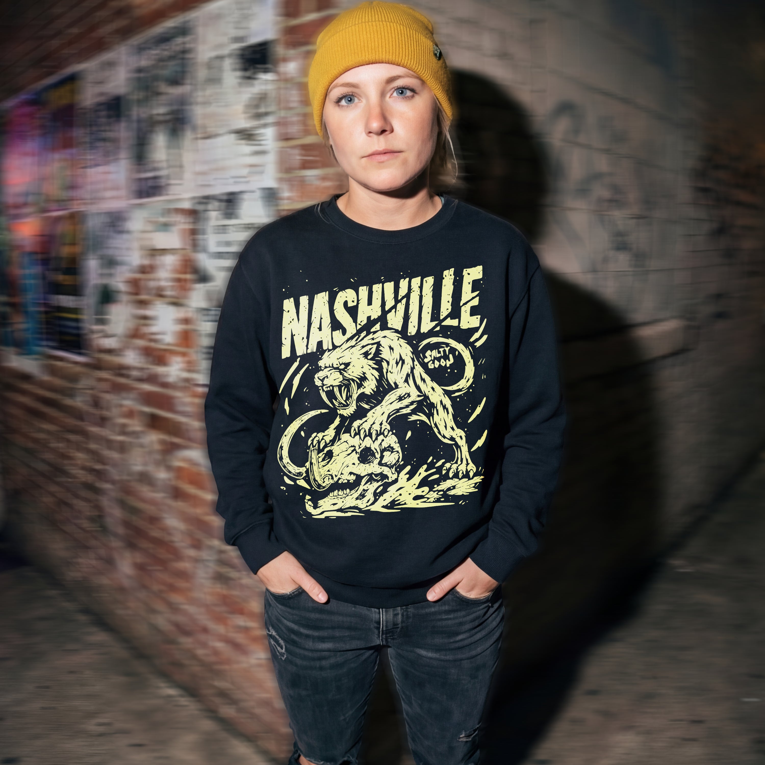 NASHVILLE PREHISTORIC VICTORY - CREWNECK SWEATSHIRT