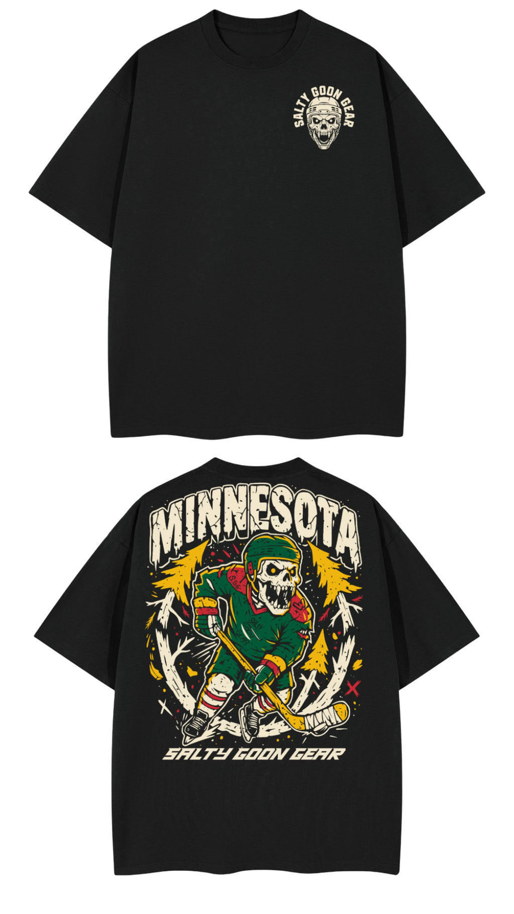 Minnesota Beast Enforcer Tee Front and Back