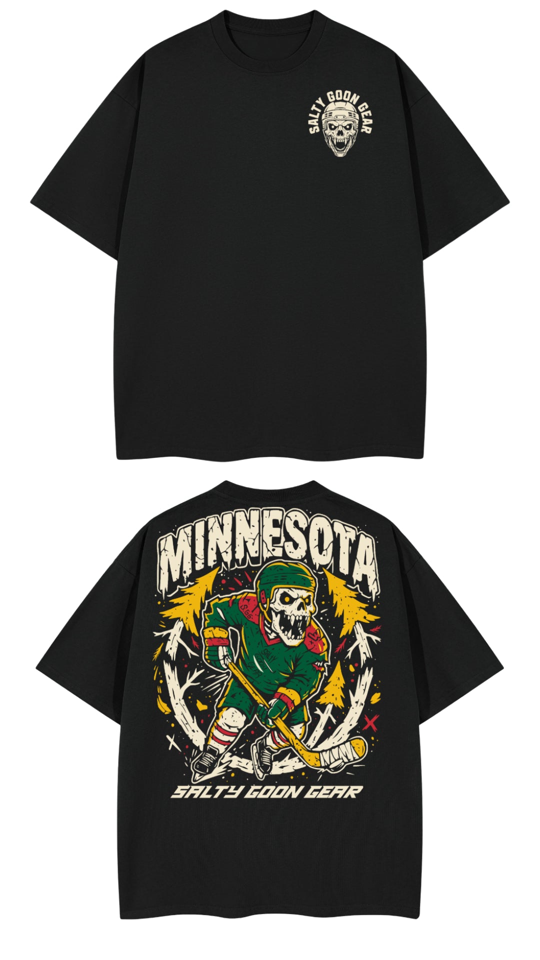 Minnesota Beast Enforcer Tee Front and Back