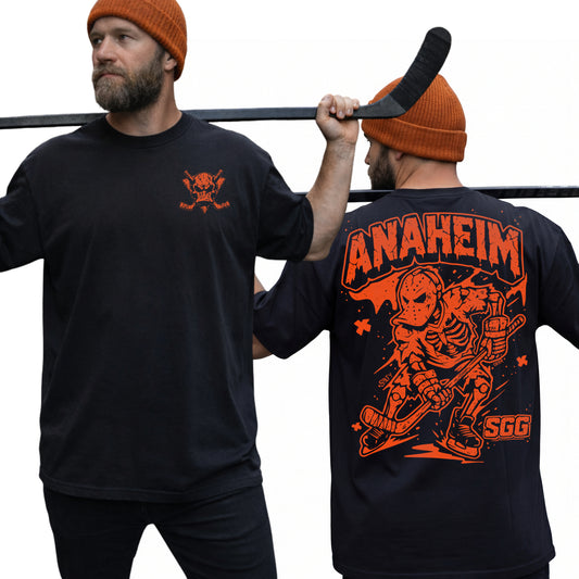 Anaheim Bone Breaker Front, Back, and Sleeve Unisex Ultra Heavyweight Boxy T-Shirt (280GSM)