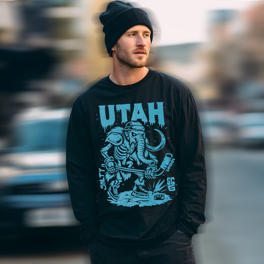 UTAH ICE AGE ENFORCER - Premium Hockey Long Sleeve Tee
